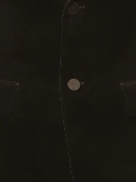 Gucci Pre-Owned velvet satin-trim suit