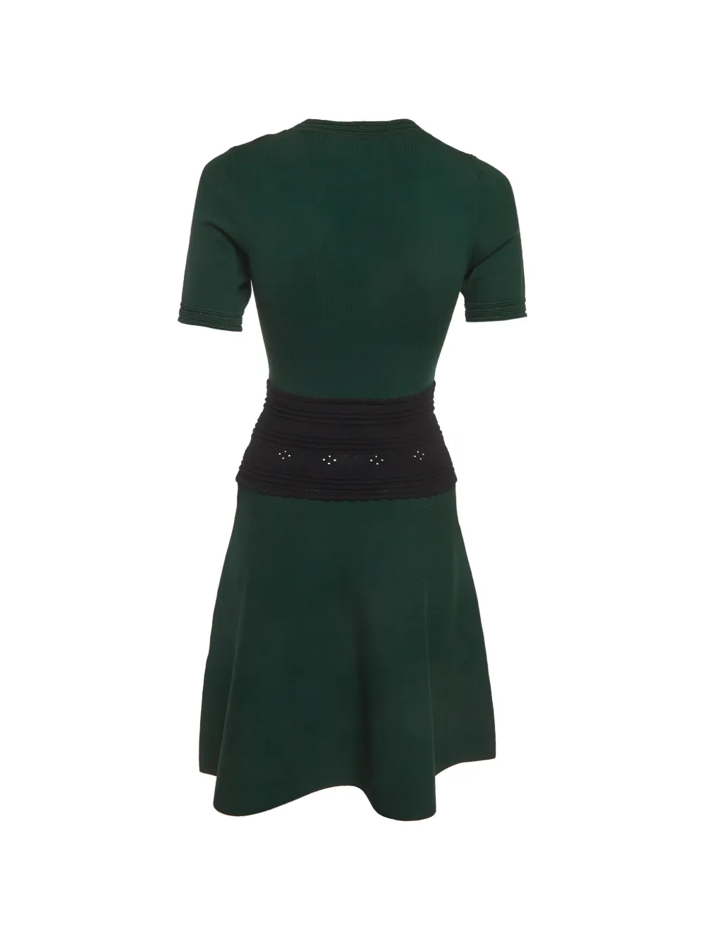 SANDRO short-sleeves mini dress - Green