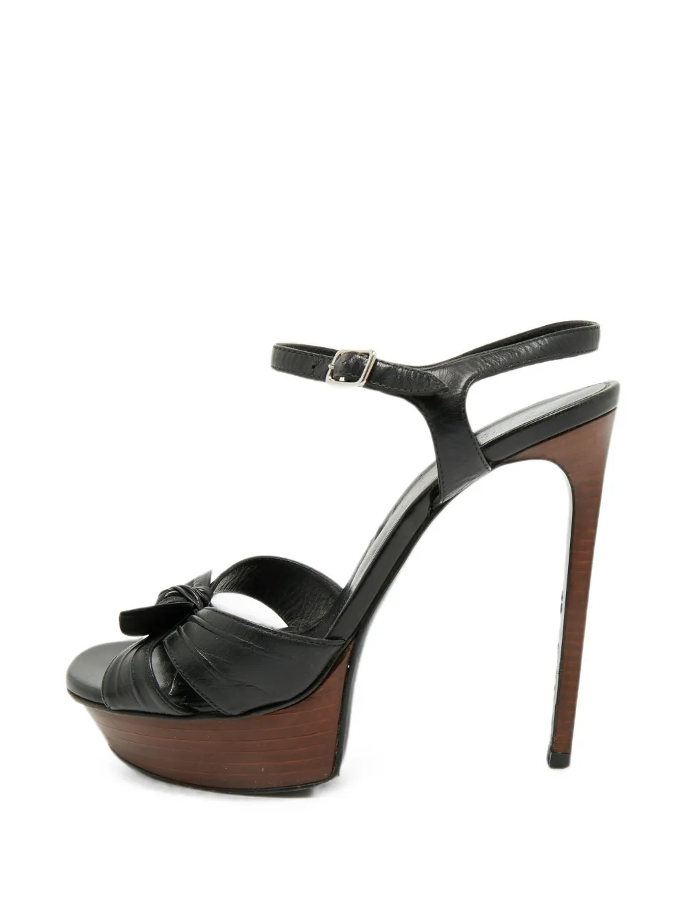 Saint Laurent Pre-Owned Candy ankle-strap heeled sandals - Schwarz