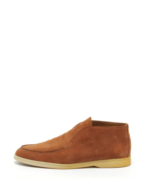 Loro Piana Pre-Owned Open Walk suede ankle boots