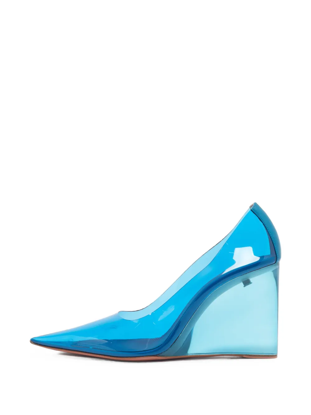 Amina Muaddi escarpins compensés Ane - Bleu Amina Muaddi escarpins compensés Ane - Bleu
