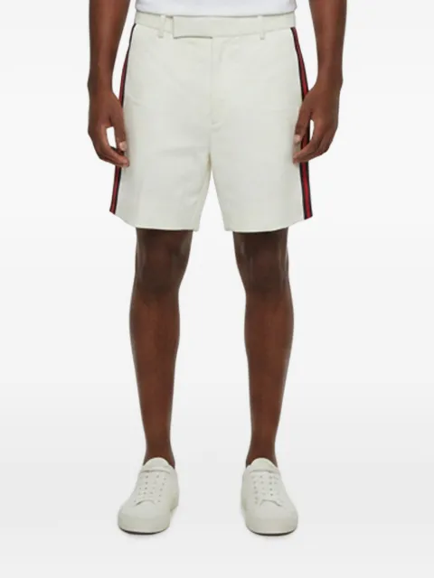 Gucci Pre-Owned 2017 gabardine side-stripe shorts