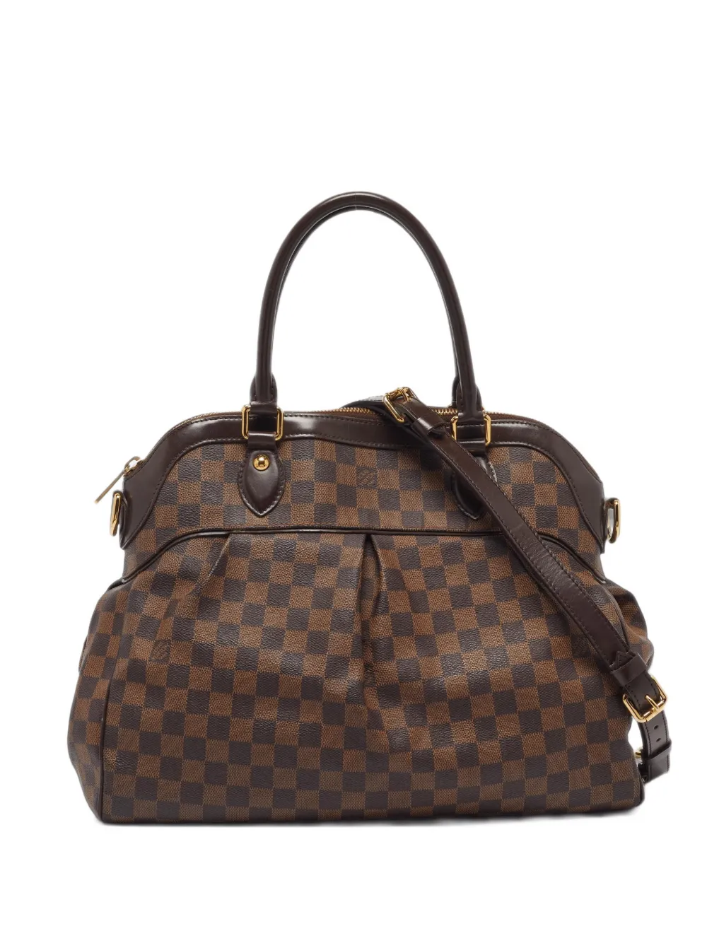 Louis Vuitton Pre-Owned Borsa tote GM Trevi in tela Damier Ebène 2008 - Marrone