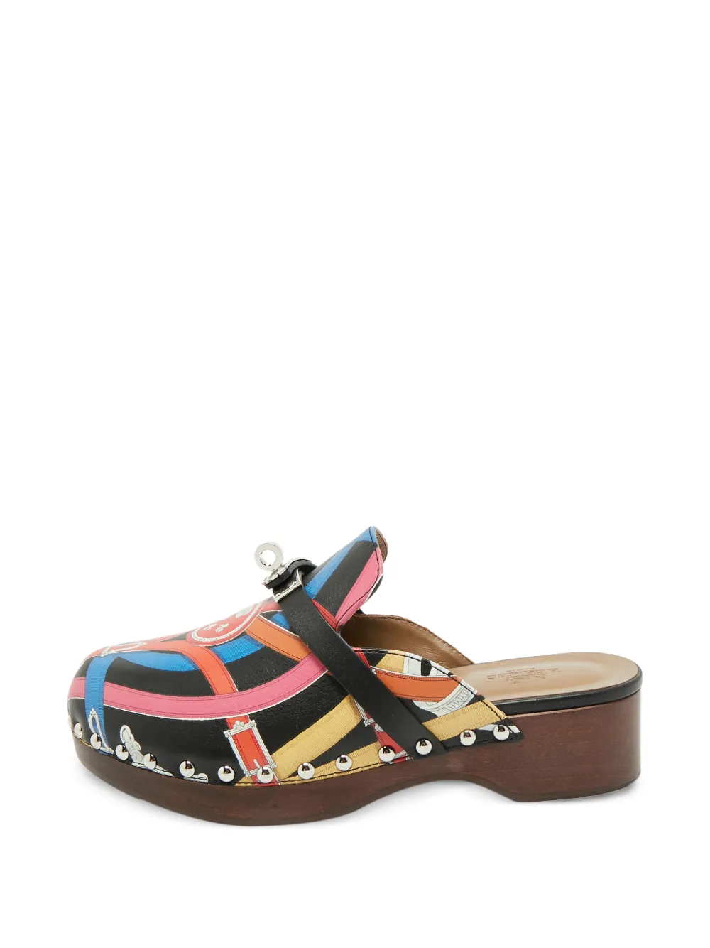 Hermès Pre-Owned Mules Carlotta Cavalcadour - Nero