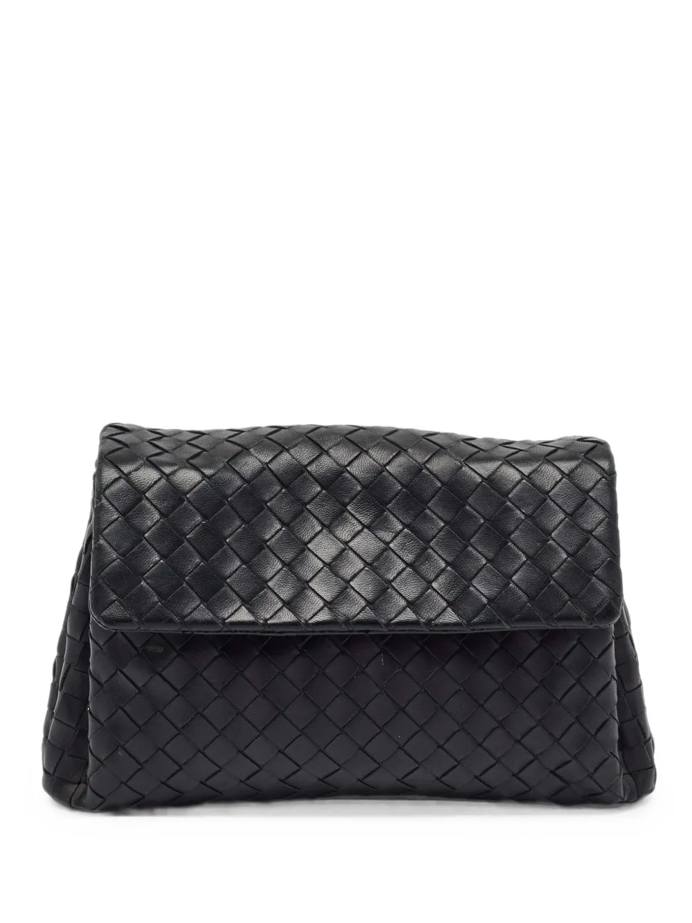 Bottega Veneta Pre-Owned Clutch Intrecciato in pelle 2010 - Nero
