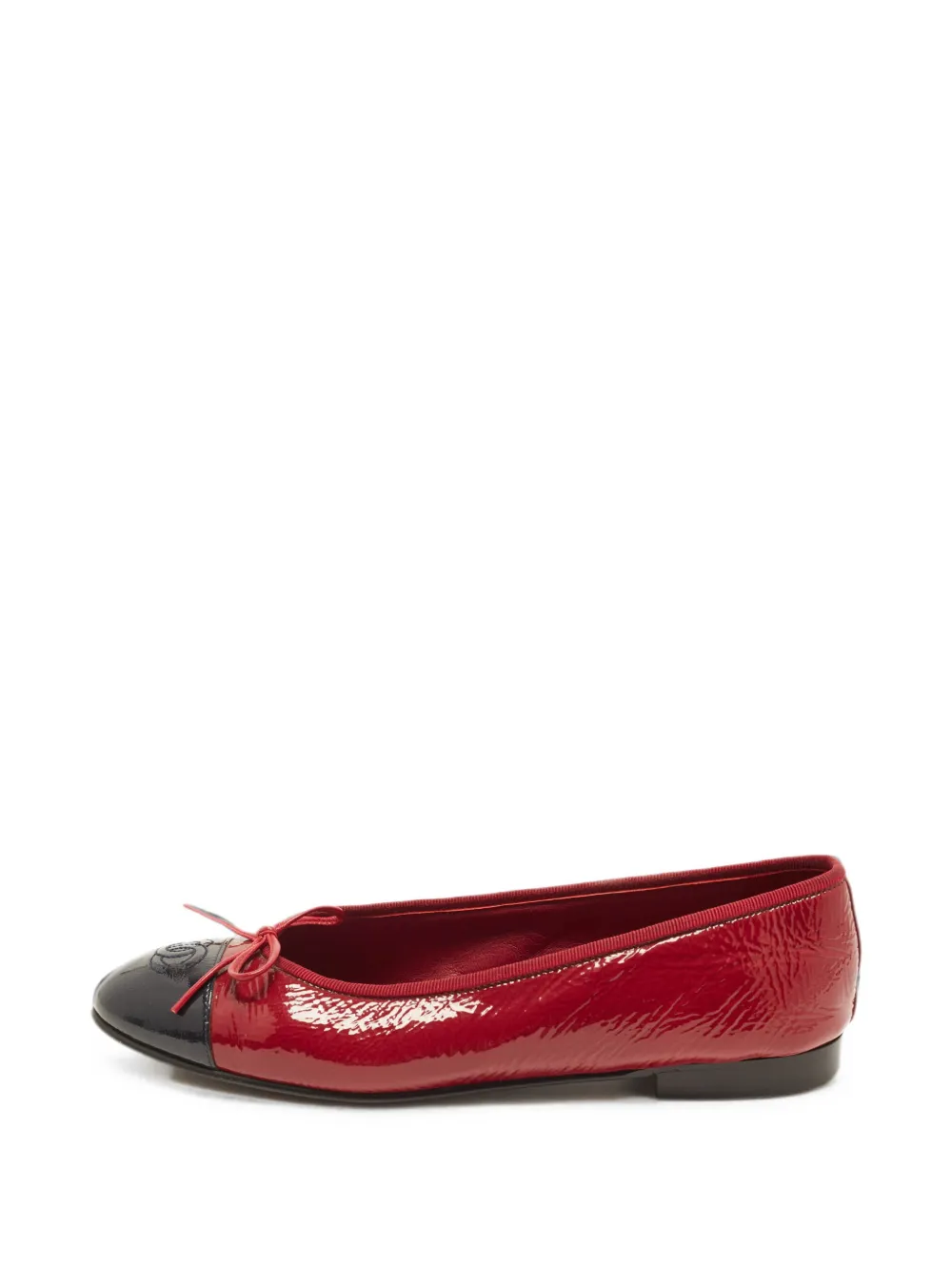 CHANEL Pre-Owned CC cap-toe ballet flats - Rot
