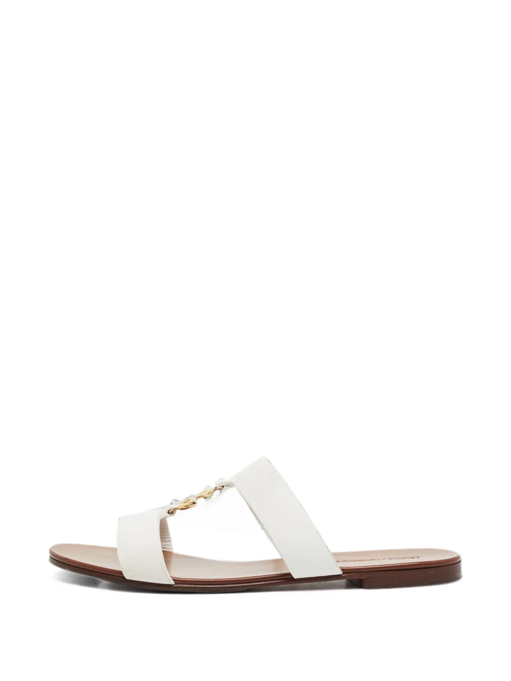 Dolce & Gabbana Pre-Owned Bianca DG Logo slide sandals - Weiß
