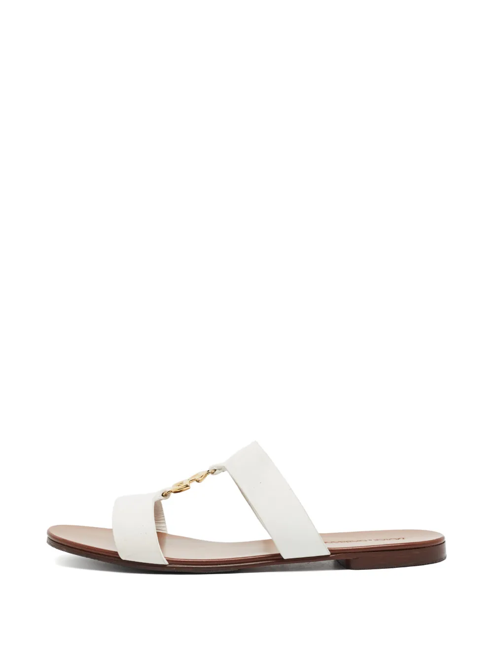 Dolce & Gabbana Pre-Owned sandales Bianca à logo DG - Blanc Dolce & Gabbana Pre-Owned sandales Bianca à logo DG - Blanc