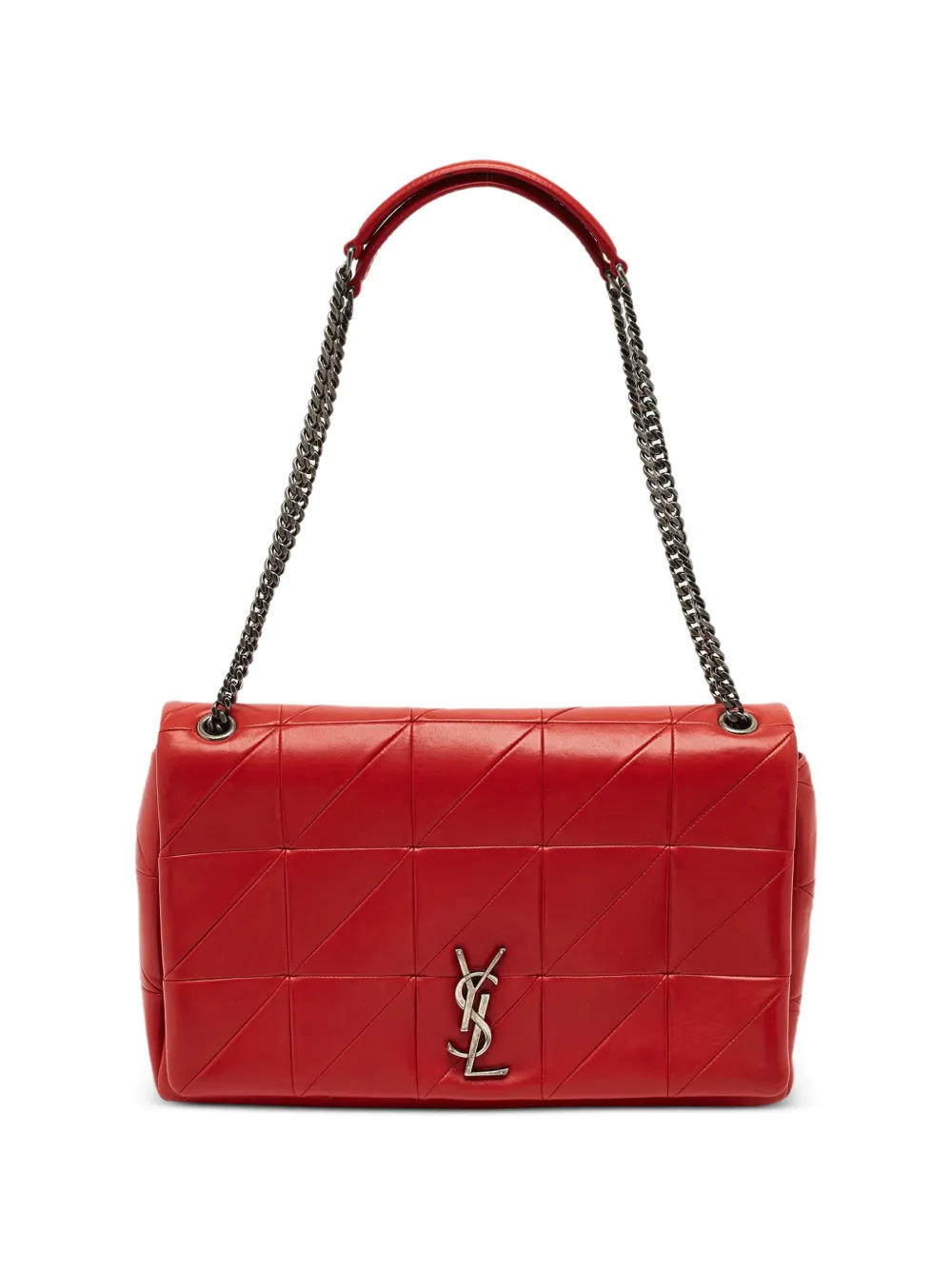 Saint Laurent Pre-Owned 2018 Jamie Schultertasche mit Carré-Steppung - Rot