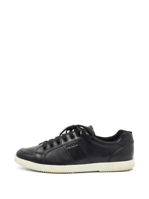 Prada Pre-Owned logo-debossed sneakers