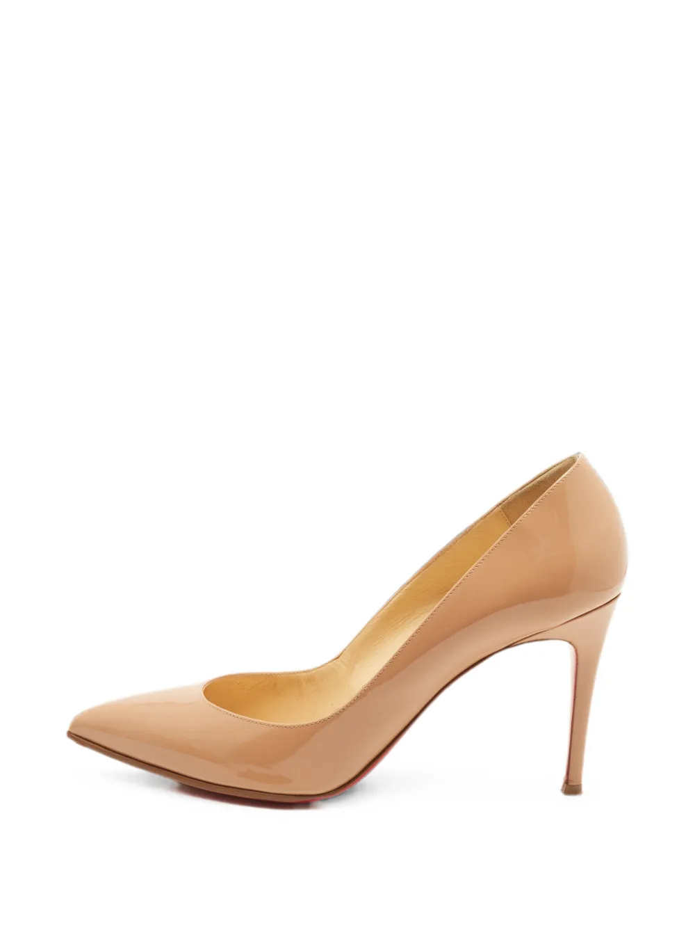 Christian Louboutin Pre-Owned So Kate patent-leather heeled pumps - Nude