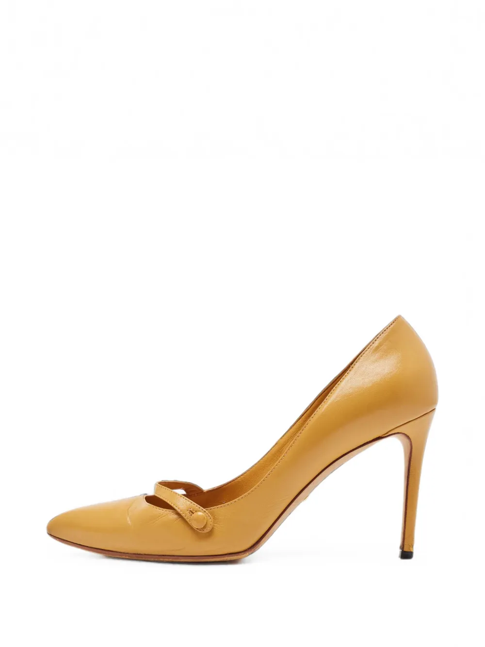 Gucci Pre-Owned pointed-toe strap pumps - Nude