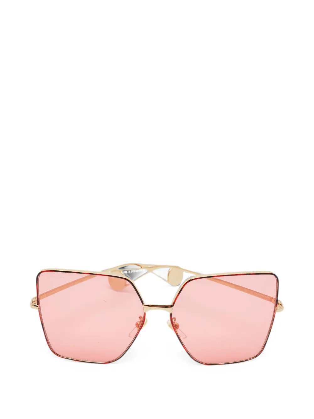 Gucci Pre-Owned logo-detail sunglasses - Rosa