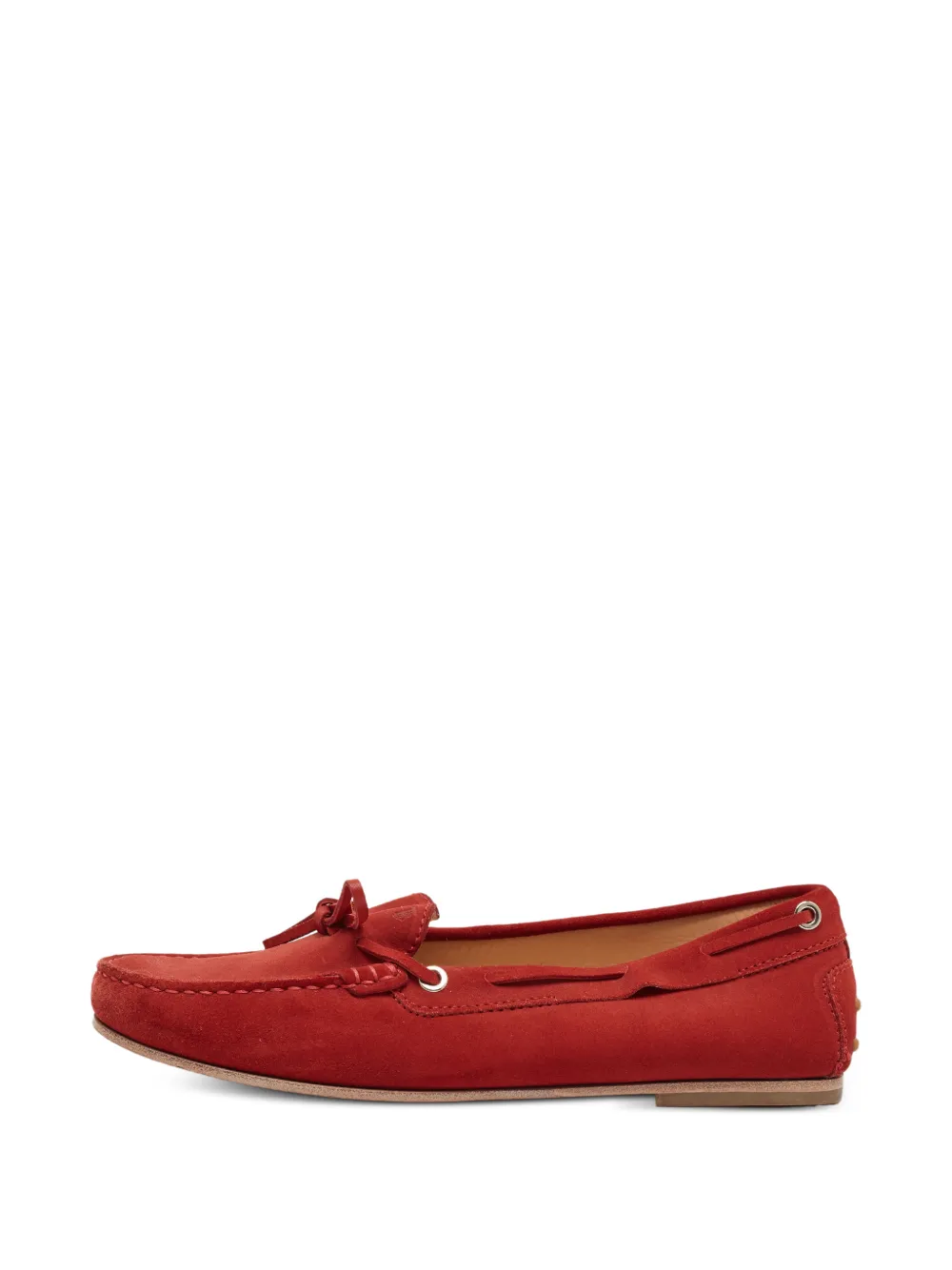 Tod's Vintage Gommino Loafer mit Schleife - Rot