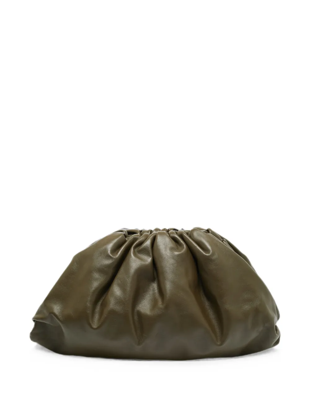 Bottega Veneta Pre-Owned The Pouch leather clutch bag - Verde