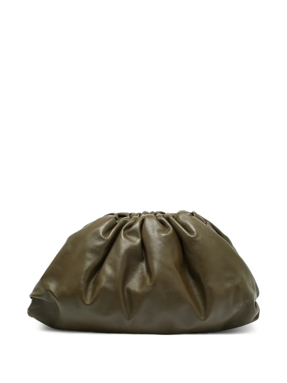 Bottega Veneta Pre-Owned The Pouch leather clutch bag - Verde