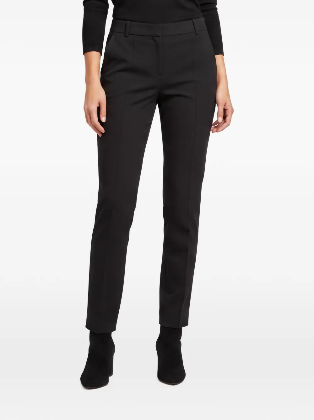 Celine Pre-Owned wool straight-leg trousers - Schwarz