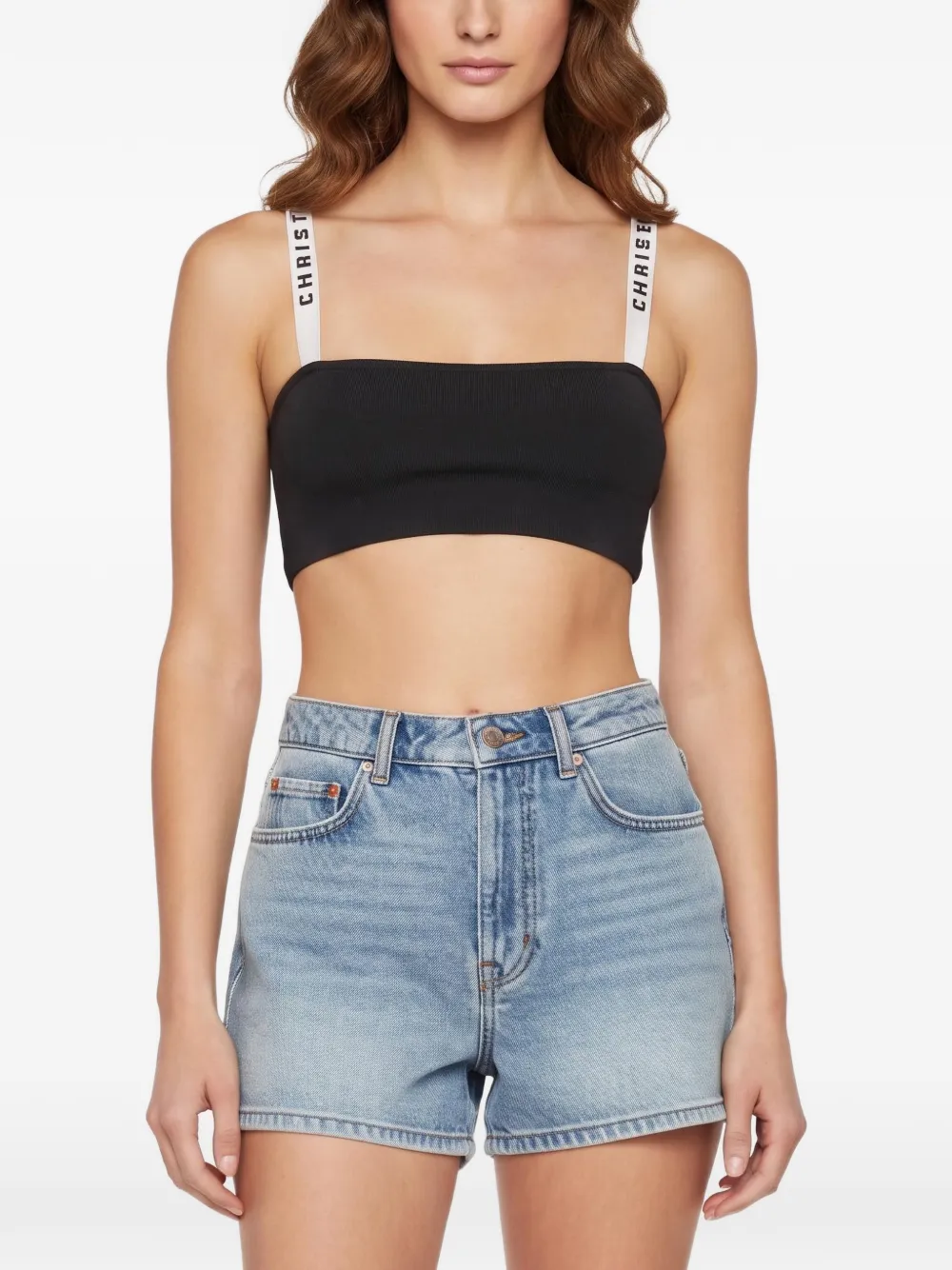 Christian Dior Pre-Owned stretch-knit bralette - Nero