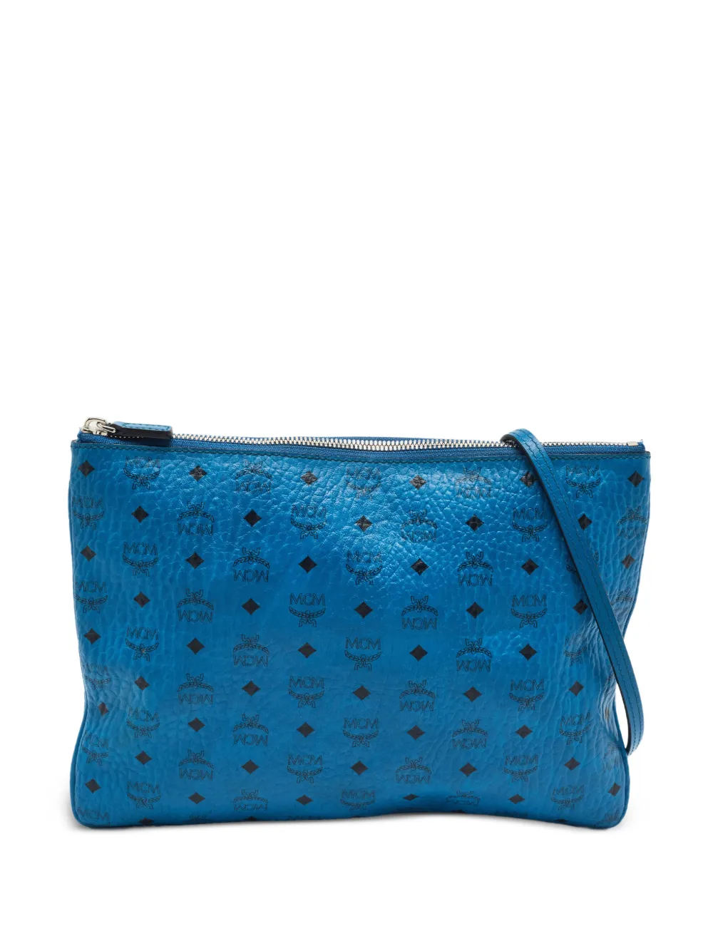 MCM Pre-Owned Visetos crossbody bag - Blu