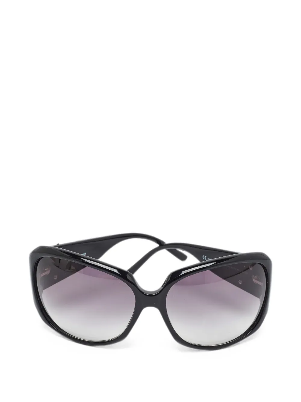 Saint Laurent Pre-Owned oversized sunglasses - Schwarz