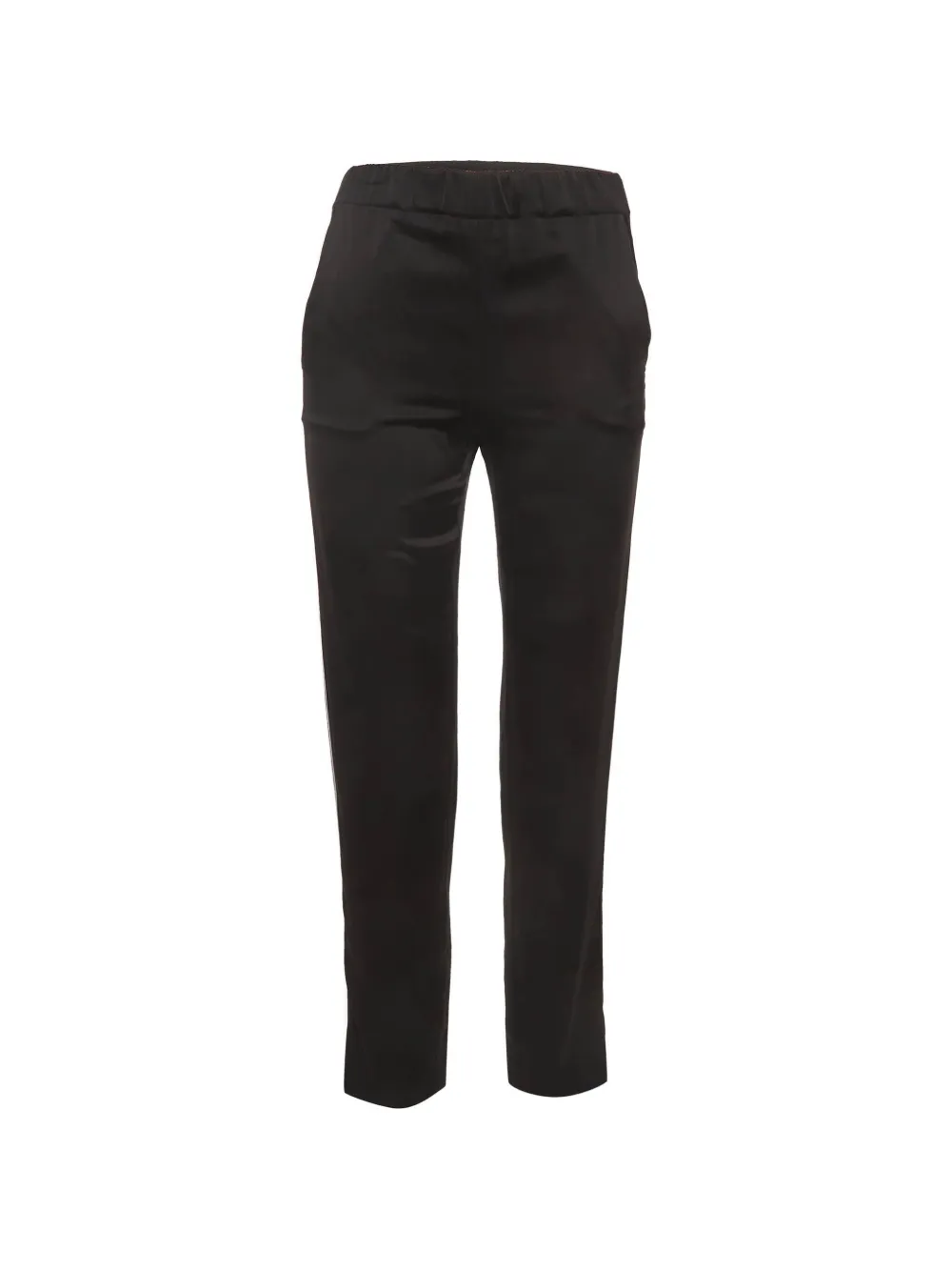 Maje Presto striped track pants - Schwarz