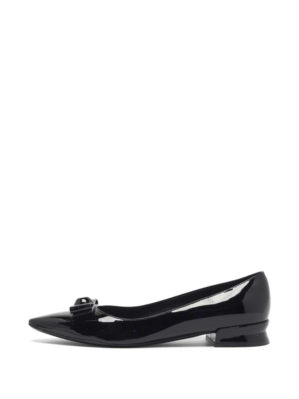Ferragamo Pre-Owned Vara bow ballet flats - Nero