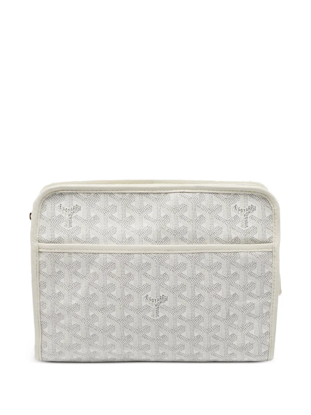 Goyard Pre-Owned 2023 Jouvence PM Goyardine toiletry pouch - Bianco