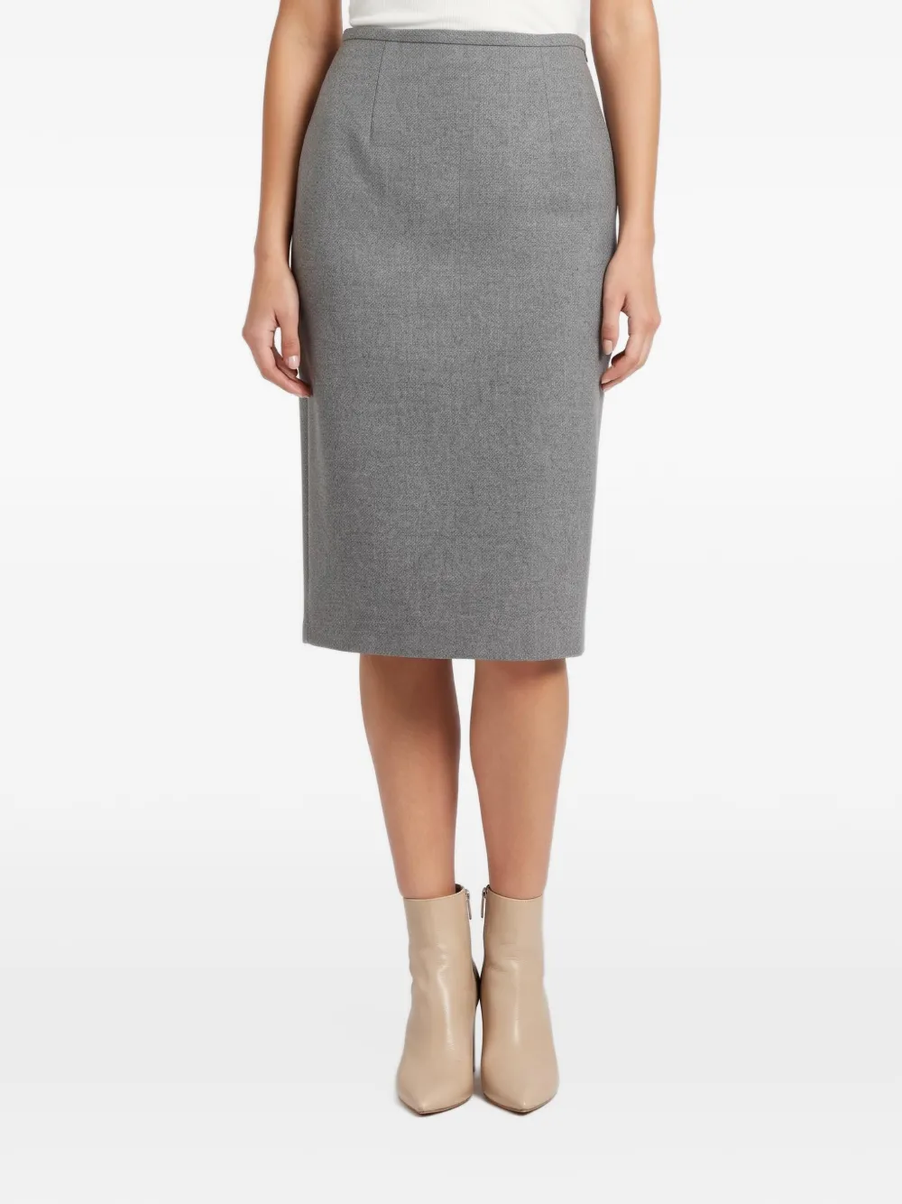 Ermanno Scervino pencil midi skirt - Grau