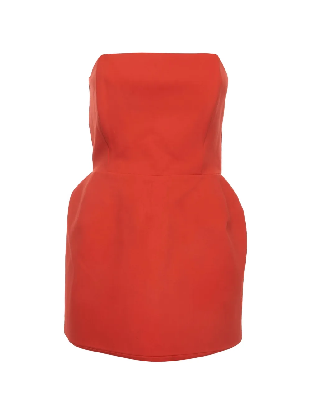 Magda Butrym strapless mini dress - Rosso