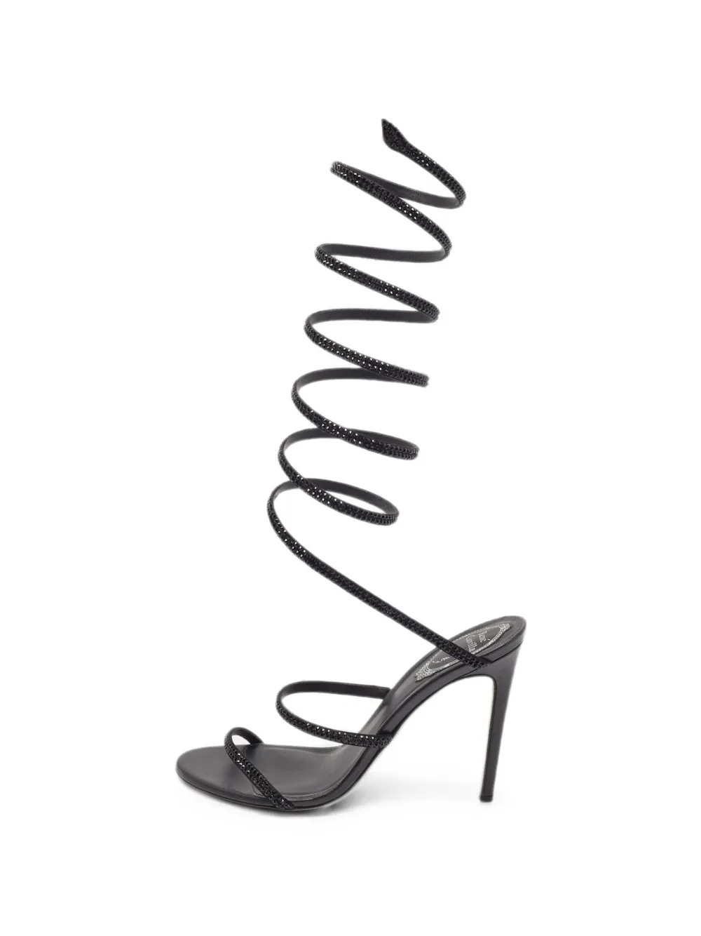 René Caovilla Cleo crystal-embellished sandals - Schwarz