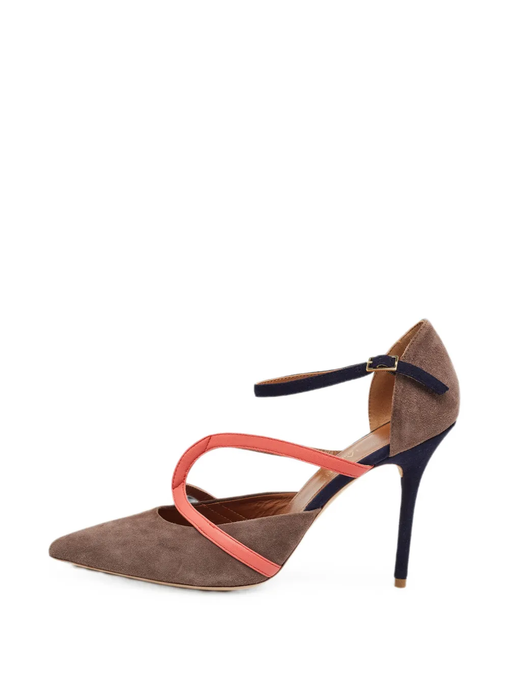 Malone Souliers Veronica pointed-toe heeled pumps - Braun