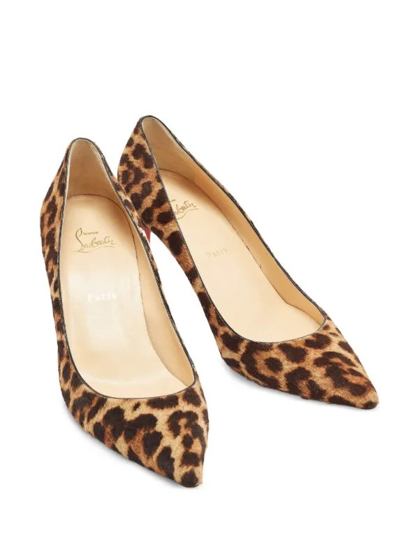 Christian Louboutin Pre-Owned レオパード パンプス | ブラウン