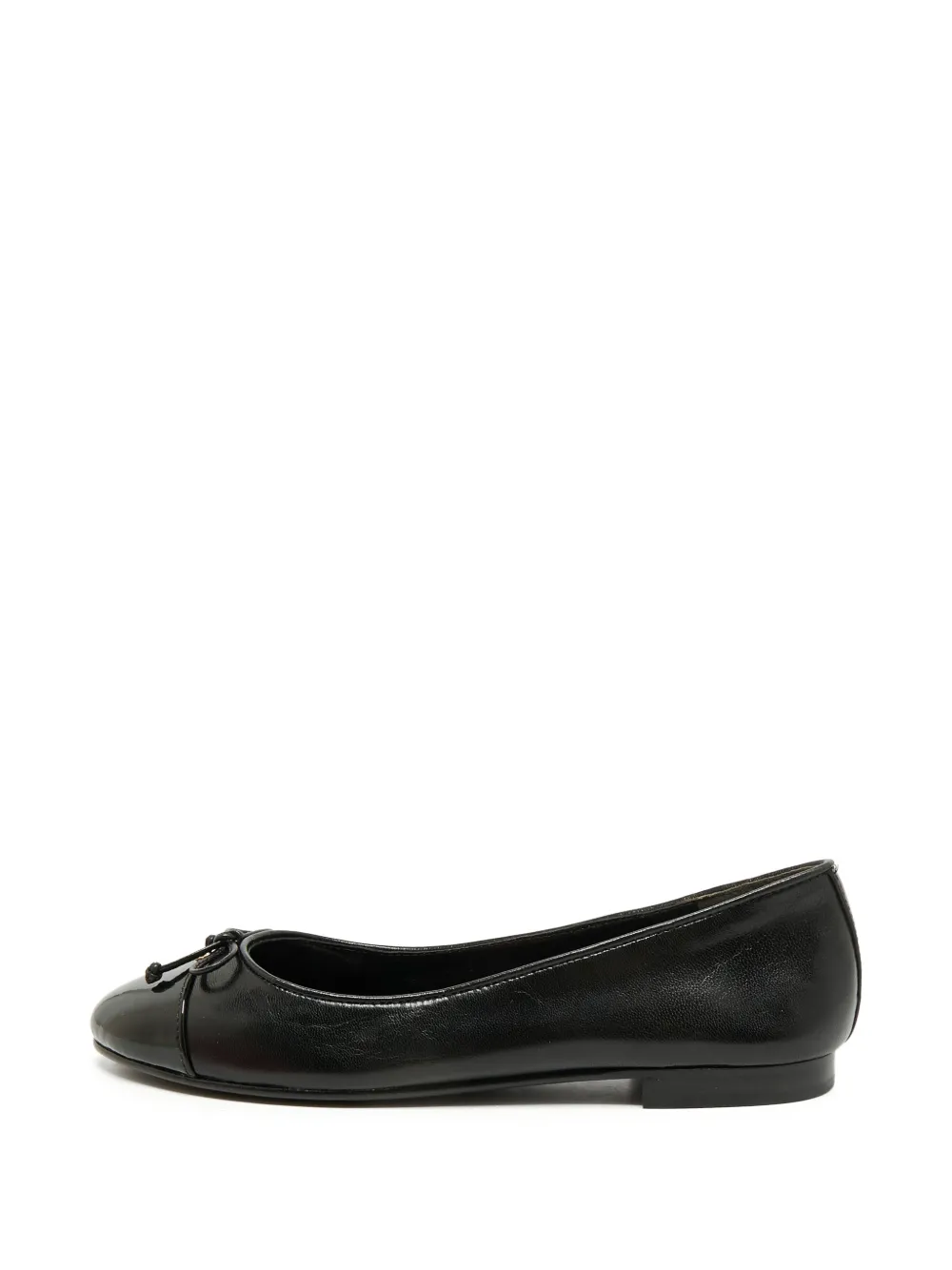 Tory Burch Ballerinas mit CC-Kappe - Schwarz
