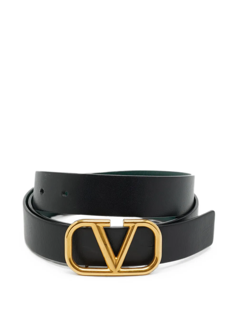 Valentino Garavani Pre-Owned VLogo reversible belt - Nero
