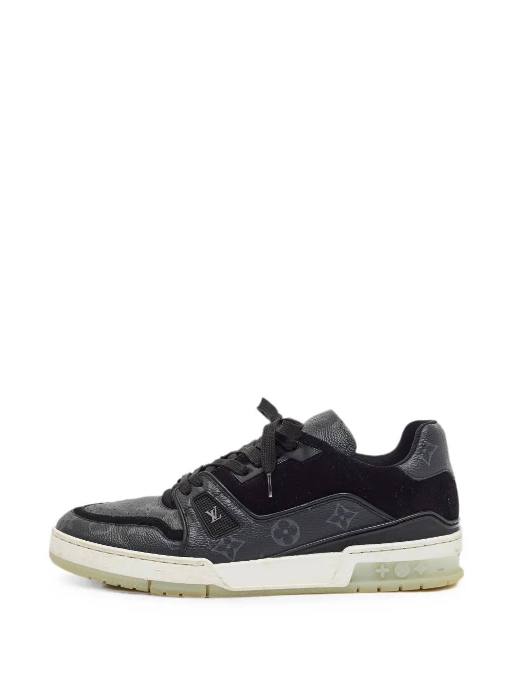 Louis Vuitton Pre-Owned LV Trainer Monogram Eclipse low-top sneakers - Schwarz