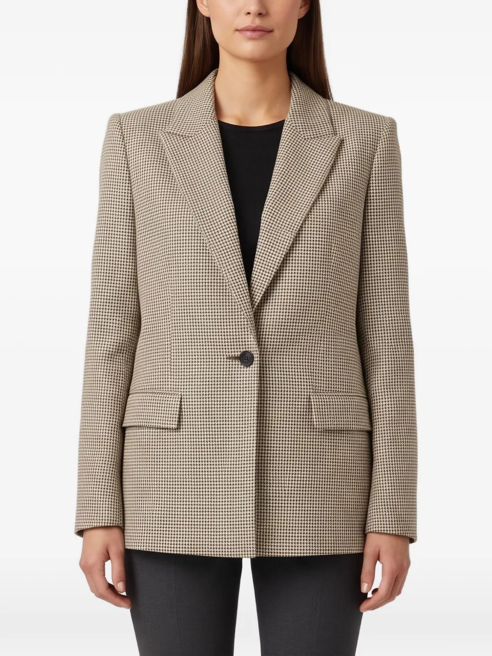 Givenchy Pre-Owned checked single-breasted blazer - Toni neutri
