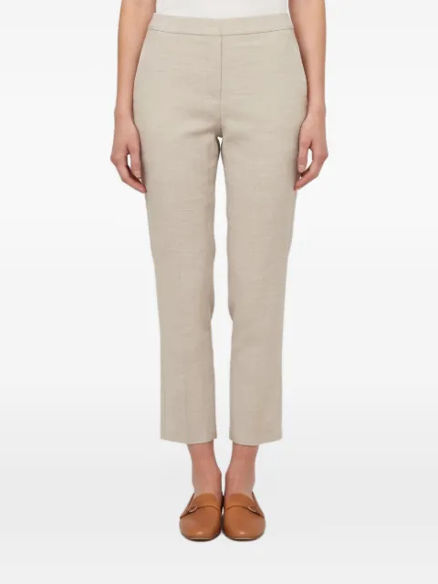 Theory cropped straight-leg trousers