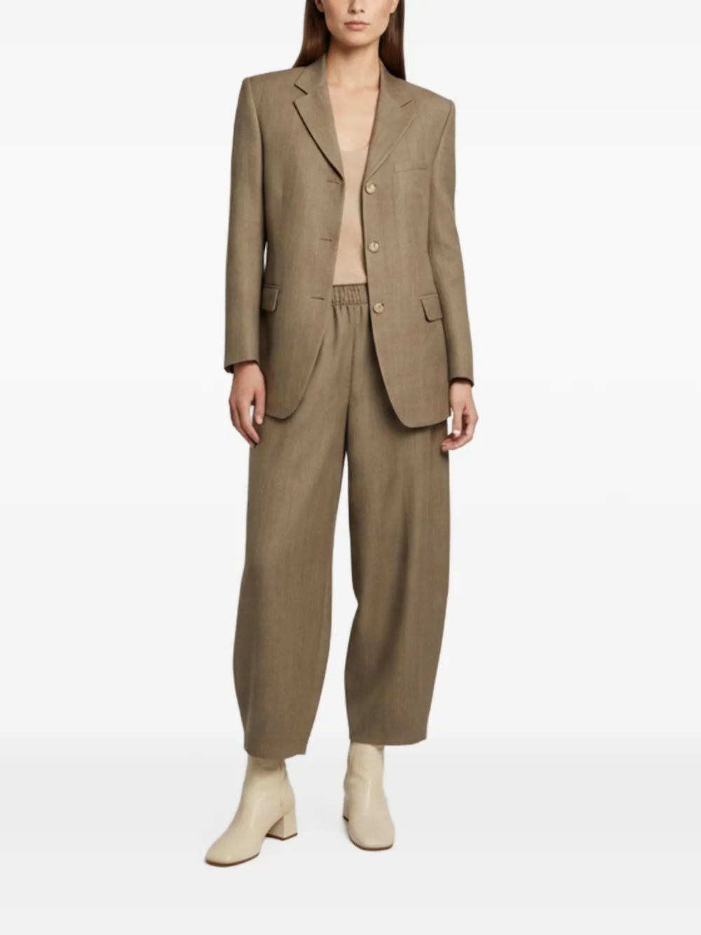 Magda Butrym oversized suit - Toni neutri