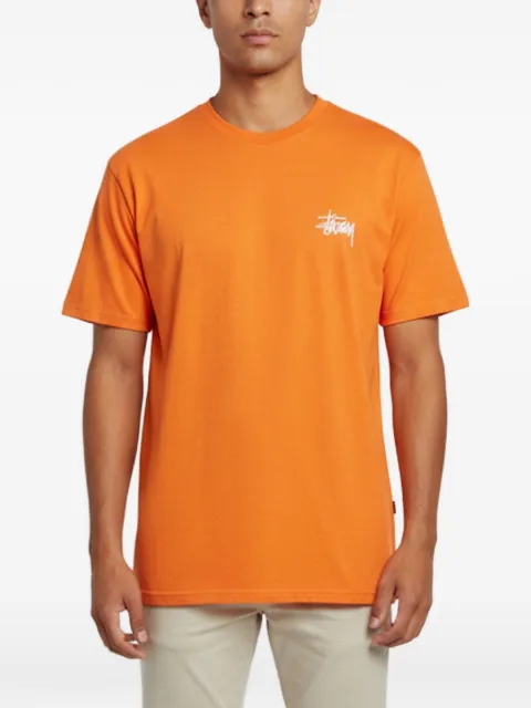 Stüssy logo-print crew-neck T-shirt
