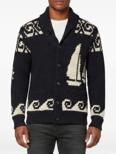 Polo Ralph Lauren Vintage hand-knit shawl-collar cardigan