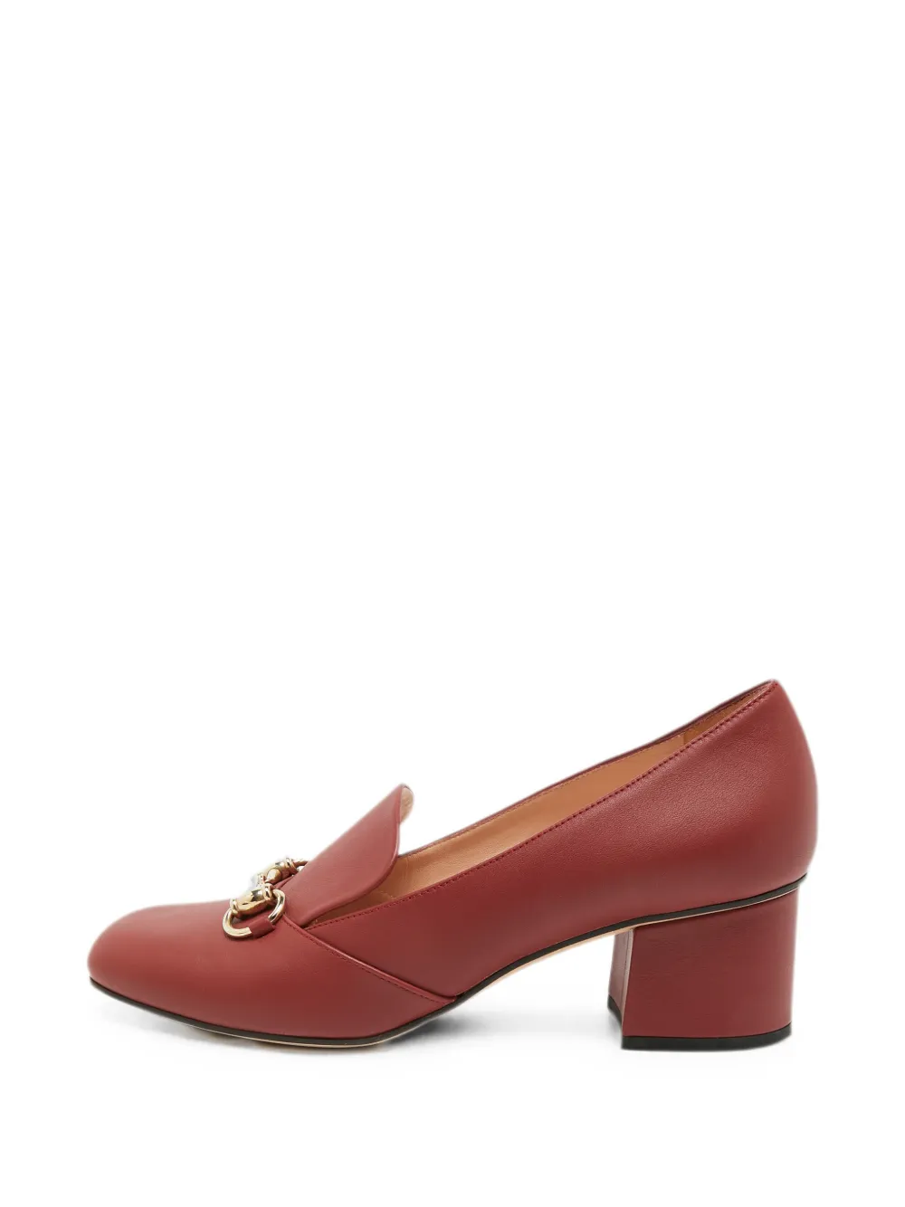 Gucci Pre-Owned Horsebit block heel pumps - Rot