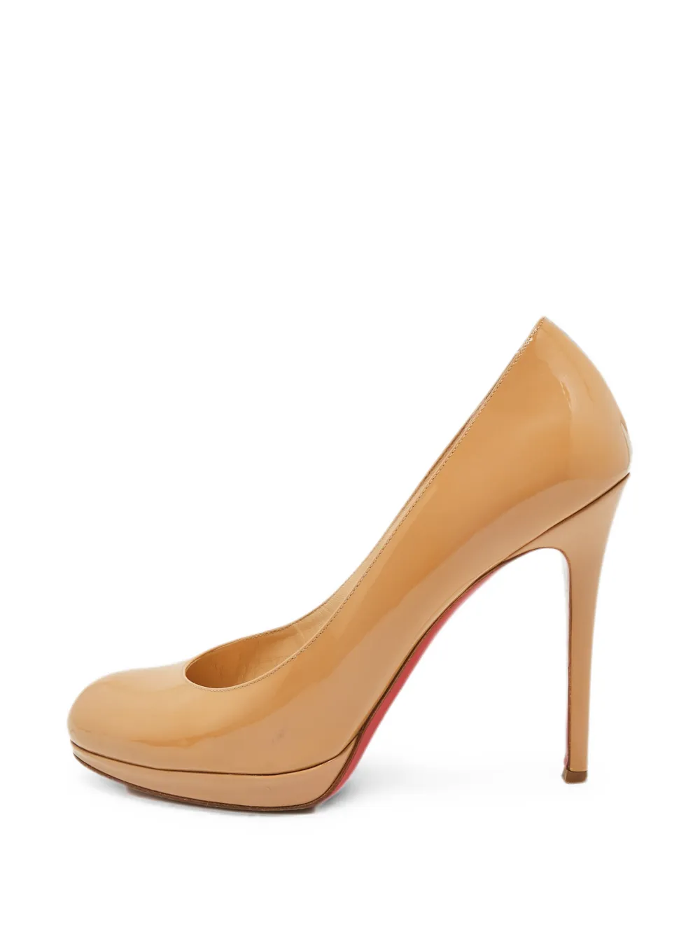 Christian Louboutin Pre-Owned Simple platform pumps - Nude