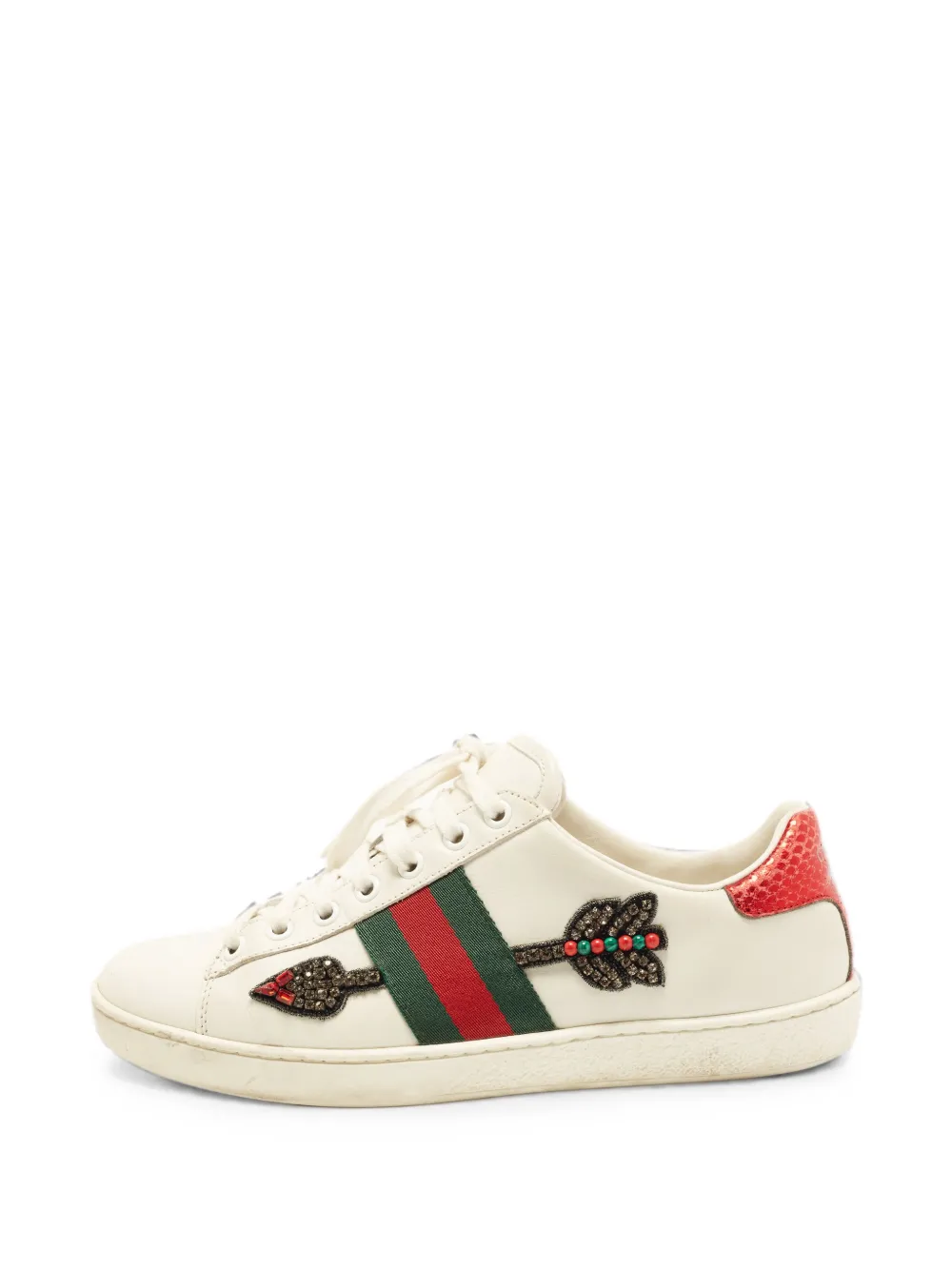 Gucci Pre-Owned Ace low-top sneakers - Weiß