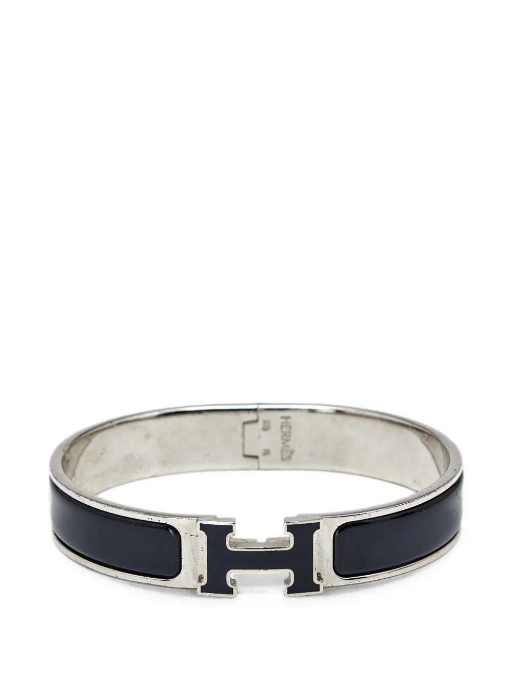 Hermès Pre-Owned Clic H enamel bracelet - Silber