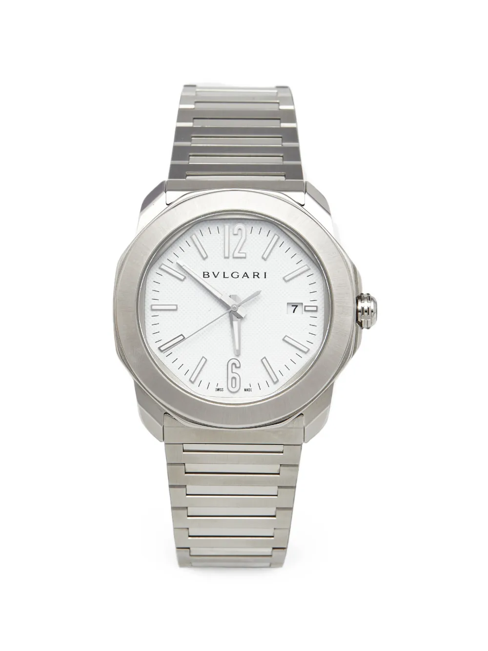 Bvlgari Pre-Owned 2025 Octo Roma Armbanduhr 41mm - Weiß