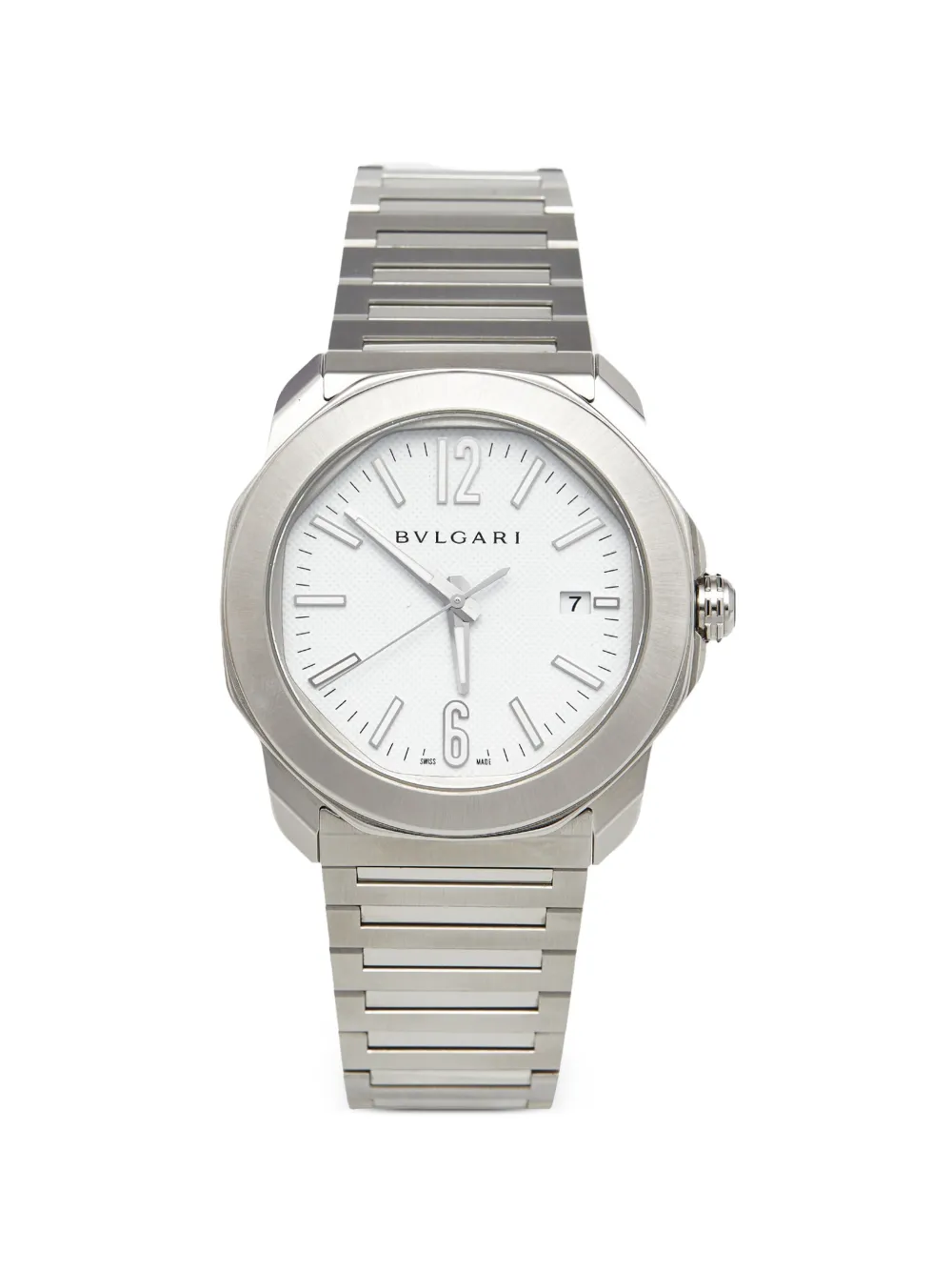 Bvlgari Pre-Owned 2025 Octo Roma 41mm watch - Bianco