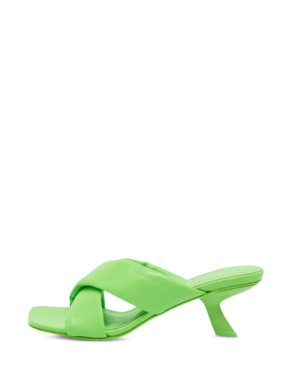 Ferragamo Pre-Owned Aldura crossover sandals - Verde