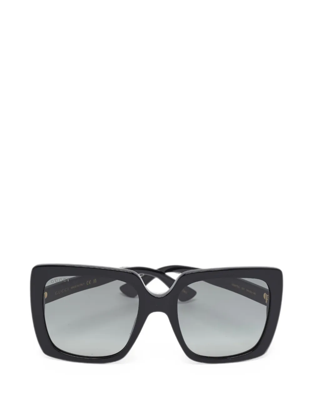Gucci Pre-Owned crystal-logo sunglasses - Nero
