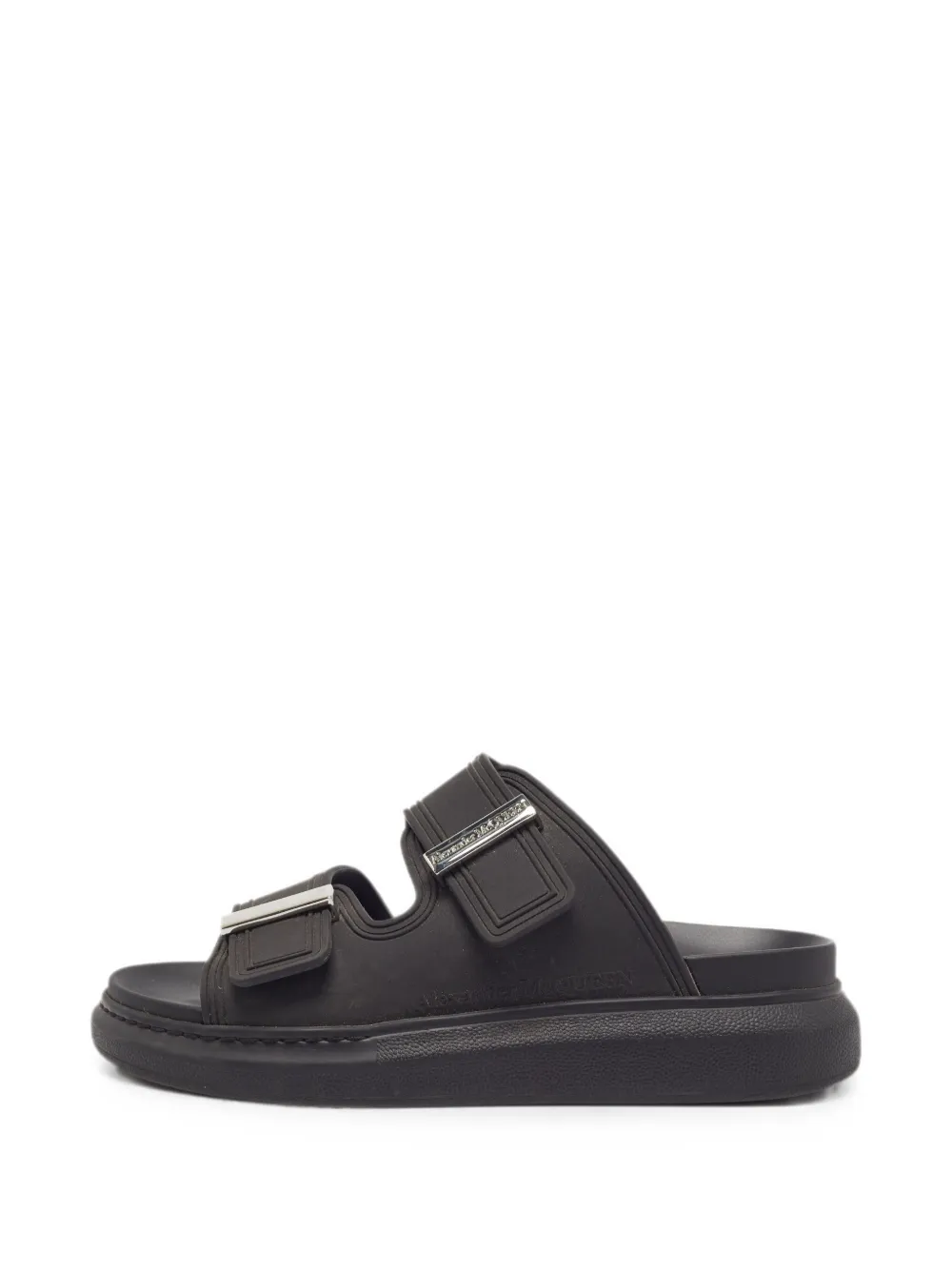 Alexander McQueen Pre-Owned Hybrid flat-slide sandals - Schwarz