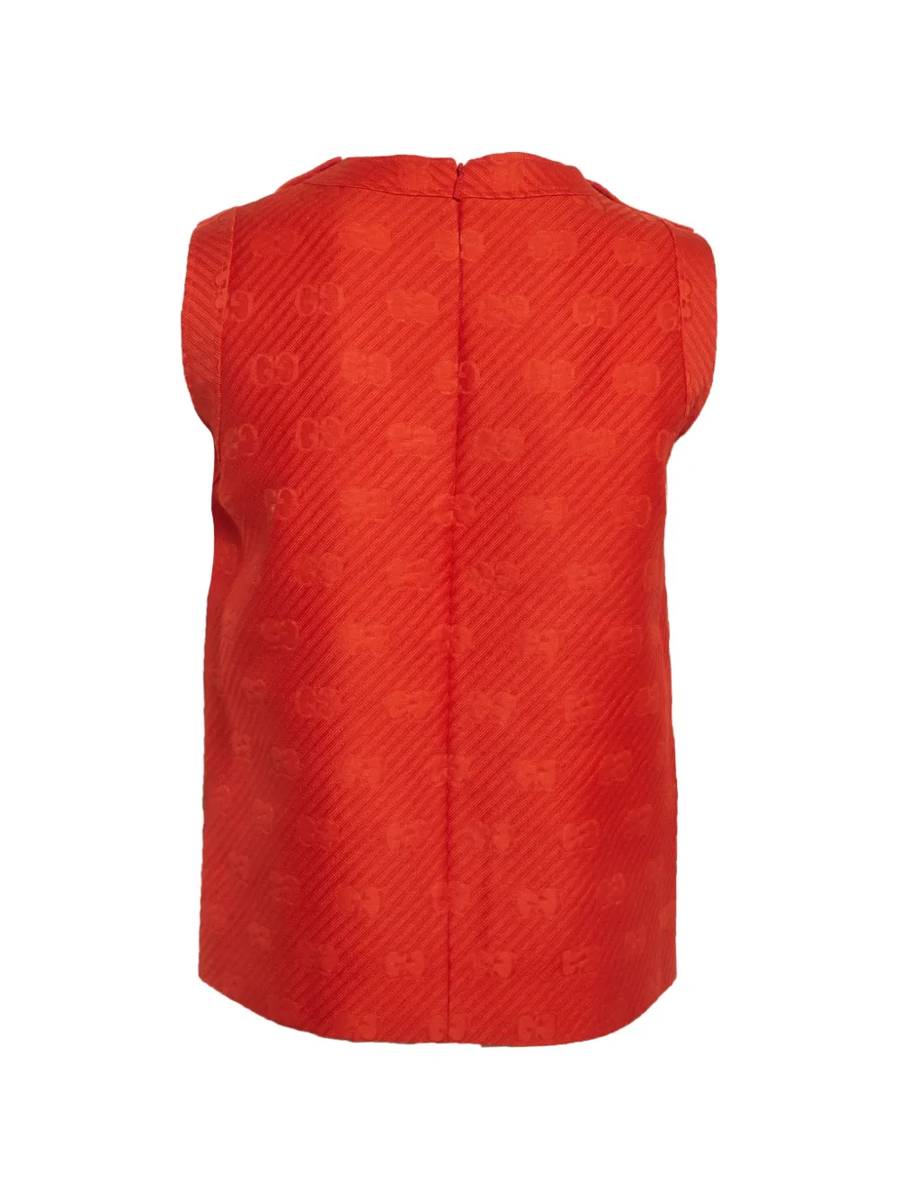 Gucci Pre-Owned GG jacquard sleeveless top - Rot